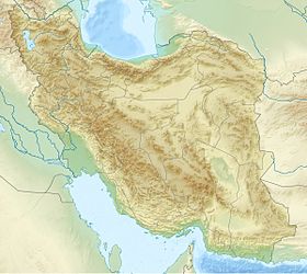 Ardaširova palača na zemljovidu Irana
