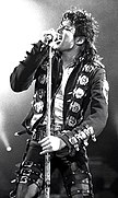 Michael Jackson, who narrated the album