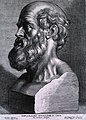 Hipócrates de Cos, gravado de Rubens.