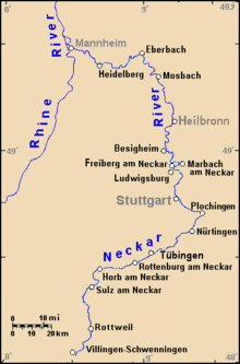 Mannheim on the rivers Rhine and Neckar