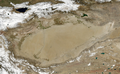 Imagine din satelit a Bazinului Tarim, iarna