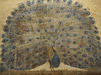 Peacock by Merab Abramishvili (1957–2006).