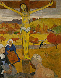 Paul Gauguin: Žuti krist (1889.), ulje na platnu, 92.1 × 73 cm