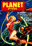Portada de Frank Kelly Freas para Planet Stories, noviembre de 1953.