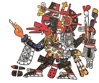 Ketzalkóatl-portré a Borgia-kódexből