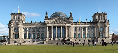 The Reichstag, seat of the Bundestag