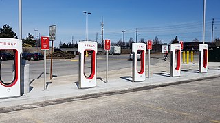 Tesla Chargers in CF Markville