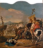 カルタゴの攻略を描いたジョヴァンニ・バッティスタ・ティエポロの絵画
