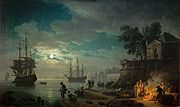 Пристаниште под месечева светлина (1771)