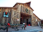 The Audie Murphy Barn on the grounds of Superstition Mountain Museum, moved there from the Apacheland Movie Ranch