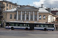 Зчленований тролейбус на вулицях Москви (2012 рік)