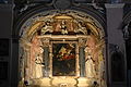 Pala d'Altare, tela rappresentante la morte di Francesco Saverio. L'opera si data tra il 1670 e il 1675 ed è conservata nella "Cappella dei Gesuiti" presso la chiesa di Grazzano Badoglio
