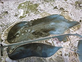 Satelitska fotografija lagune