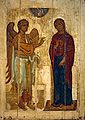 Устюзьке Благовіщення (1120-1130-ті рр.), Третьяковська галерея, Москва. Темпера