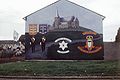 A mural in Belfast showing solidarity with the Portadown Orangemen