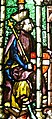I. Lipótot ábrázoló középkori üvegablak