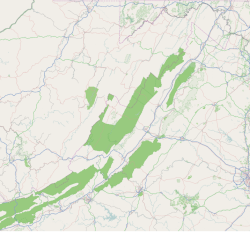 Radford is located in Shenandoah Valley
