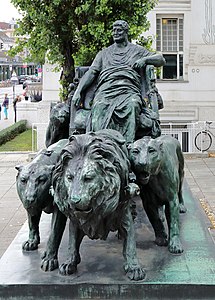 The monument to Mark Antony by Arthur Strasser (1899)