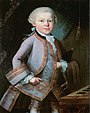 Mozart 6-7 évesen, (Lorenzoni festménye)