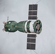 Soyuz 19 as seen from the Apollo