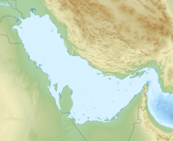 Asaluyeh is located in Persian Gulf