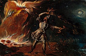 Lemminkäinen and the Fiery Eagle, Robert Wilhelm Ekman, 1867