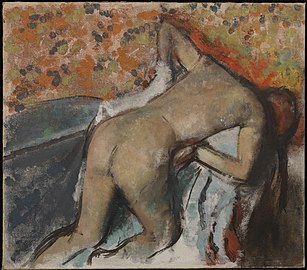 Edgar Degas, After the Bath, Woman Drying Herself, 1890s[74]