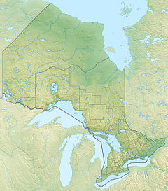 Groundhog River is located in Ontario
