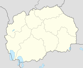 Skopje se află în Macedonia de Nord
