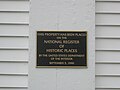 Loudon Town Hall NHRP Plaque