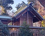 所沢神明社本殿（2021年12月撮影）