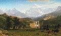 کوه‌های راکی، قله لندر ۱۸۶۳ م. اثر آلبرت بیرشتات