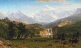 Albert Bierstadt, 1863, The Rocky Mountains, Lander's Peak