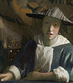 Fată cu flaut (1665–1670)