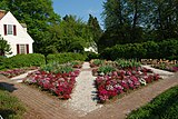Gardens at Colonial Williamsburg, Williamsburg, Virginia, feature many heirloom varieties of plants.