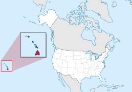 Хаваи на картата на САД