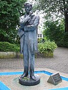 The statue of Rizal at the Rizal Park in Wilhelmsfeld, Germany