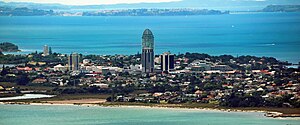 Takapuna seen from the Sky Tower