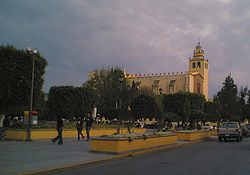 Main plaza of Ixmiquilpan