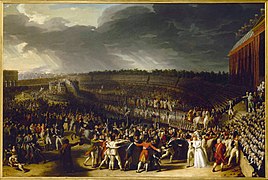 La Fête de la Fédération, le 14 juillet 1790, au Champ-de-Mars.