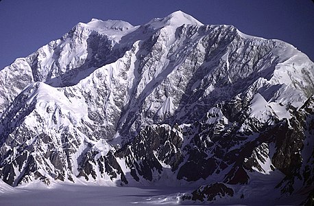 The summit of Mount Logan is the highest point of Canada.