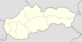 Gbely na mapi Slovačke