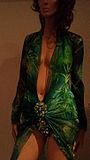 Jennifer Lopez's green Versace dress