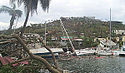Damage on Grenada from Hurricane Ivan