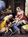 Лавінія Фонтана. Свята Родина з Іваном Хрестителем дитиною, 1600, Національна галерея мистецтв, Вашингтон, США