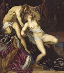 Tarquin and Lucretia (c. 1578), Art Institute of Chicago