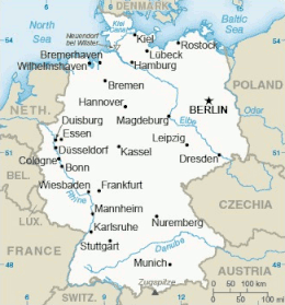 Germania - Mappa