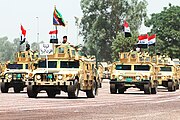 همرات الجيش العراقي باستعراض في بغداد