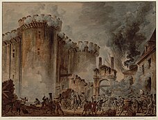 A Bastille börtönének bevétele 1789. július 14-én