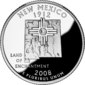 New Mexico quarter dollar coin